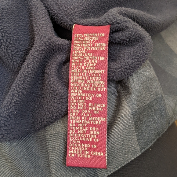 Three Stones Plaid Zip up Utility/Rain Jacket - Picture 9 of 9